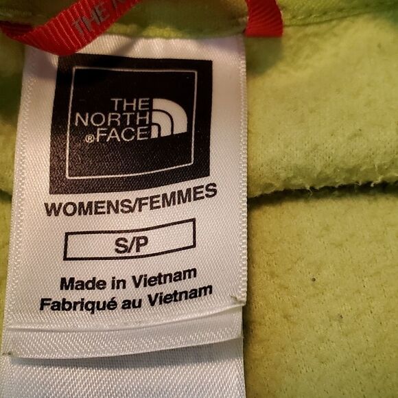 The North Face Green Fleece 3/4 zip Up - Picture 4 of 4